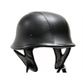 DOT German Leather Motorcycle Helmet