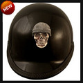 CHROME MOTORCYCLE HELMET IRAQ SKULL ATTACHMENT