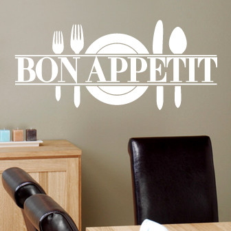 Bon Appetit Wall Decal | DecalMyWall.