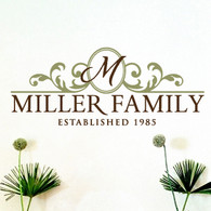 Monogram wall decals