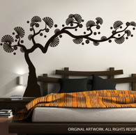 Modern Bonsai Tree Wall Decals