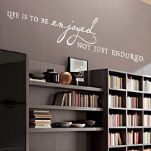 Wall Quotes, Wall Lettering - Life is to be enjoyed