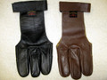Twigmaster leather shooting glove top side