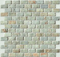 Spanish Moss Brick pattern slate mosaic