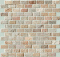 Desert sage brick pattern slate mosaic