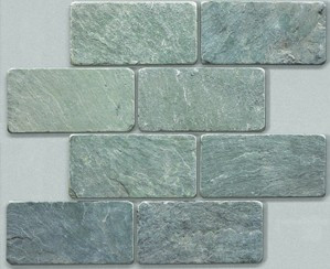 green 3x6 brick pattern slate tile green 3x6 brick pattern slate tile
