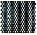 Hakatai glass Glamour Black Currant round