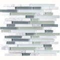 Tilecrest Eclipse Series Glass Stone Blend Mosaics Eternity Linear