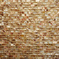 Shell mosaic Copper brick patern