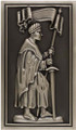 Metal finished Plaque St. Regis Left