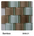 Raffi Jumbo Waves Glass Tile Bamboo BW8-21