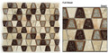 Tranquil Trapezoid Midday Aubergine TS935
