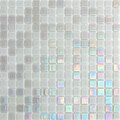 Hakatai Luster Series Silver Brocade blend glass tile