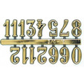 Arabic Clock Numbers Self Adhesive