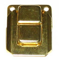 Small Box Lid Latch Brass Exposed Hole