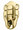 Drawbolt Latch w/Lock Brass Plated