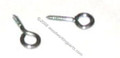 Screw Eye 214 nickel Plate