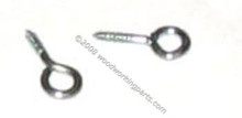 Screw Eye 214 nickel Plate