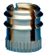 1/4-20 Brass Finsert Threaded Insert