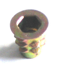 8-32 FLANGED DIE CAST ZINC ALLOY THREAD INSERTS