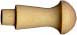 Heart Micro Shaker Pegs 1 1/8 inch 1/4 inch tenon
