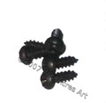 #2 1/4 inch Black Coated Phillips Round Head Screws