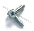 #4 x 1/2" Zinc Plated Phillips Flat Head Screw