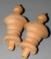 Wood Finial 1-11/16" X 3-19/32"