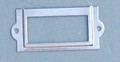 Card Holder 1x1-5/8 Nickel Plated