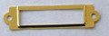 Card Holder 5/8" x 2 1/2" Brass Plated