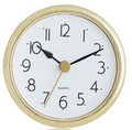 White face 2-1/2 arabic clock insert