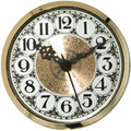 3-1/2 (90mm) White Fancy Arabic Clock Insert/Fit Up