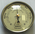 3 1/2 (90mm) Ivory Barometer Instrument Insert/Fit Up