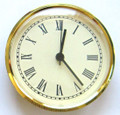 4 Inch Ivory Face Roman Clock Insert/Fit Up