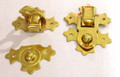 Decorative Flip Box Latch 764 Brass Plate