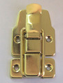 Large Drawbolt Latch Brass Plated NO Lock Loop 