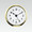 3 7/8" (98mm) White Arabic Standard Econ Quartz Clock Fit-Ups