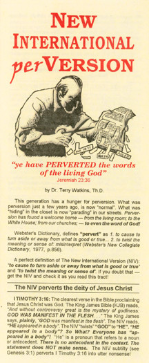 New International Perversion New International Perversion