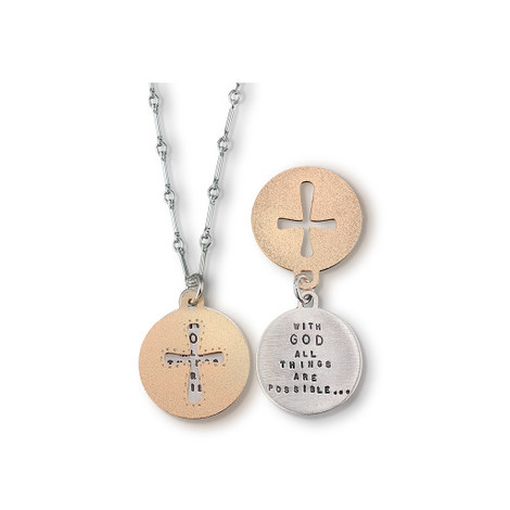 With God All Things Are Possible Necklace