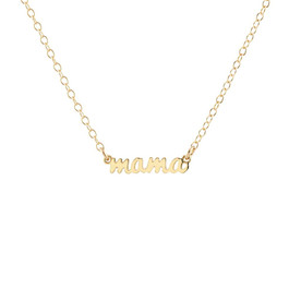 Necklace for Mom 14k Gold