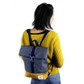Mini Backpack: Denim Stitch
