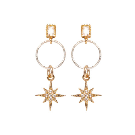 lightweight star earrings 