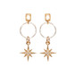 lightweight star earrings 