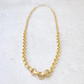 Gold Chain Statement Necklace 