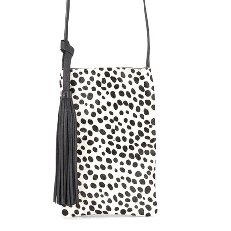 Black and White Cheetah Print Bag