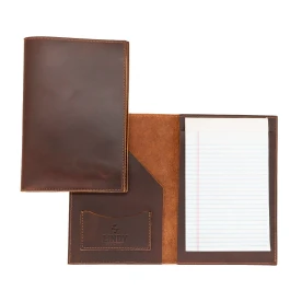 Leather Legal Pad - Copper Brown