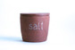 Salt cellar with lid - handmade