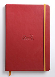 Rhodia Rhodiarama A5 Webnotebook, 5.5 in x 8.25, Lined - Poppy (118753)