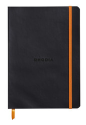 Rhodia Rhodiarama Soft Notebook - 80 Dots Sheets - 6 x 8 1/4 - Black