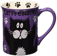 Enesco 4026111 Our Name Is Mud by Lorrie Veasey Catffeinated Mug, 4-1/2-Inch